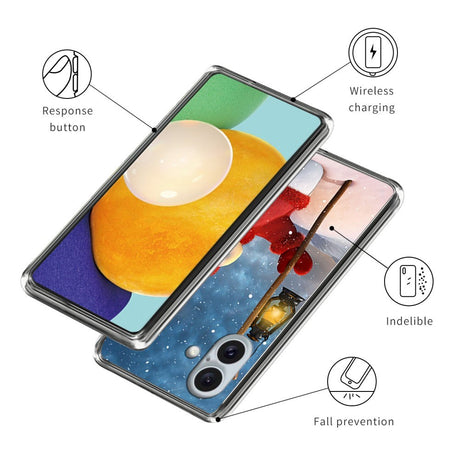 iPhone 16 Julecover i Fleksibelt Plast - Snemand