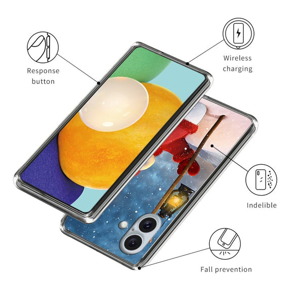iPhone 16 Julecover i Fleksibelt Plast - Snemand