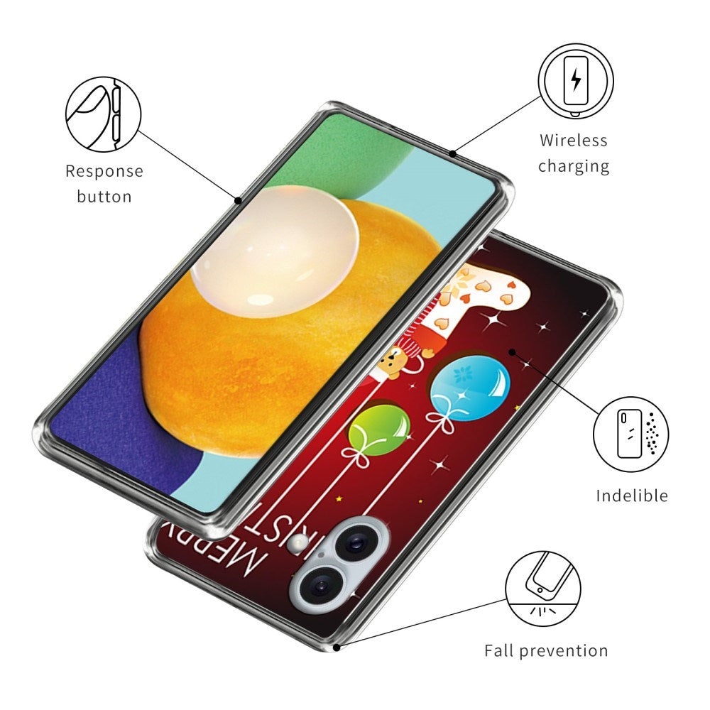 iPhone 16 Julecover i Fleksibelt Plast - Julesok