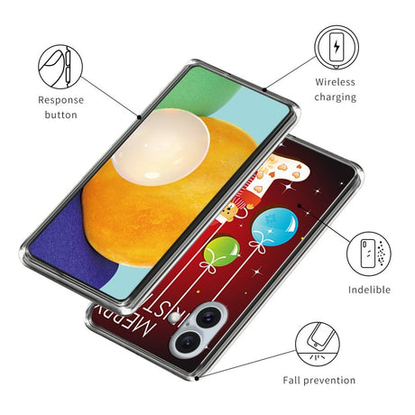 iPhone 16 Julecover i Fleksibelt Plast - Julesok