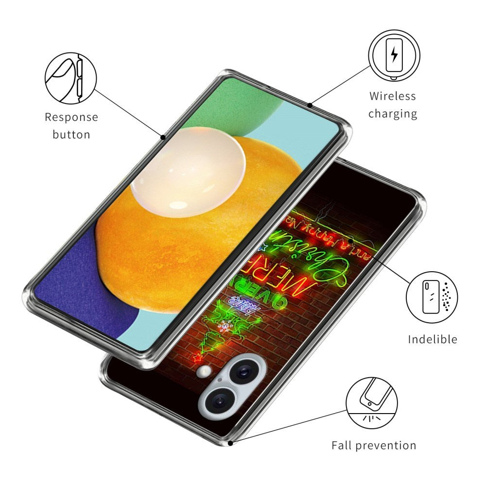iPhone 16 Julecover i Fleksibelt Plast - Merry Christmas