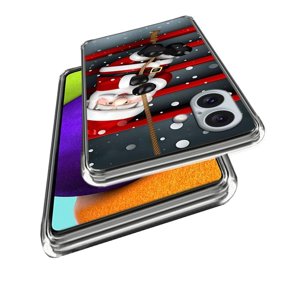 iPhone 16 Julecover i Fleksibelt Plast - Julemand