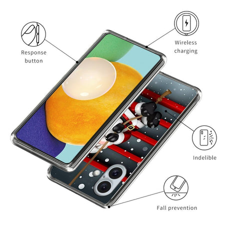 iPhone 16 Julecover i Fleksibelt Plast - Julemand
