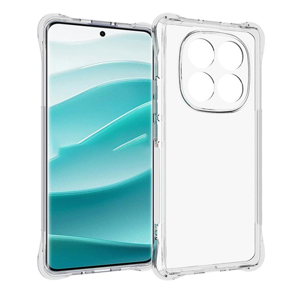 EIDERWOOD Xiaomi Redmi Note 14 Pro (5G) / Poco X7 Skridsikkert Cover m. Forstærkede Hjørner - Gennemsigtig