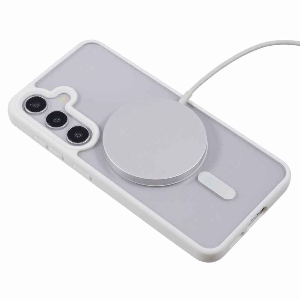 EIDERWOOD Samsung Galaxy S23 FE Hybrid Cover - MagSafe Kompatibel - Hvid