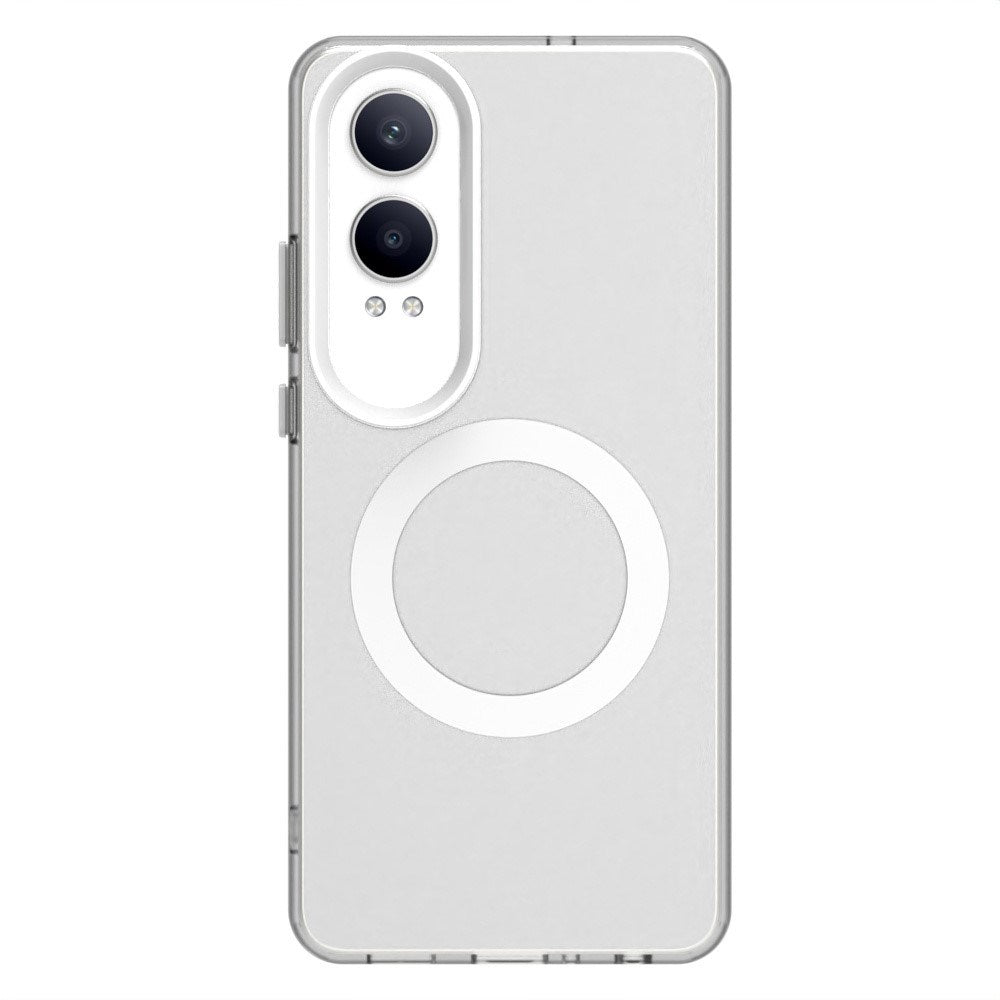 EIDERWOOD OnePlus Nord CE4 Lite (5G) Hybrid Plast Cover - MagSafe Kompatibel - Gennemsigtig / Hvid