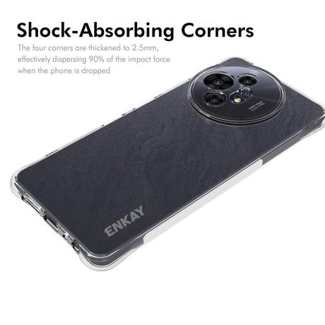 TCL 50 Pro Nxtpaper (5G) Enkay Anti-Slip Plastik Cover - Gennemsigtig