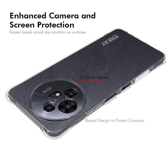 TCL 50 Pro Nxtpaper (5G) Enkay Anti-Slip Plastik Cover - Gennemsigtig