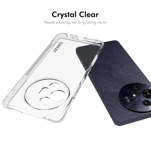 TCL 50 Pro Nxtpaper (5G) Enkay Anti-Slip Plastik Cover - Gennemsigtig