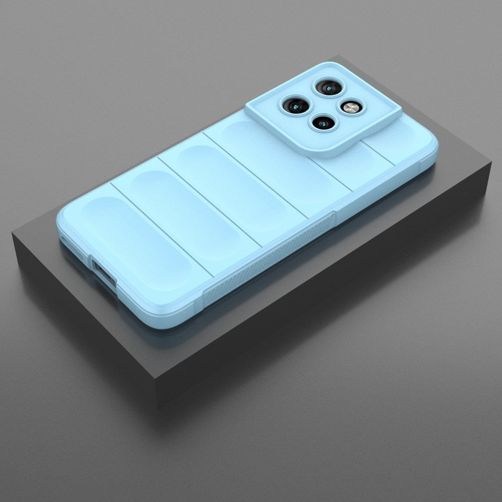EIDERWOOD Motorola Edge 50 Neo / ThinkPhone 25 Fleksibelt Plastik Cover - Lyseblå