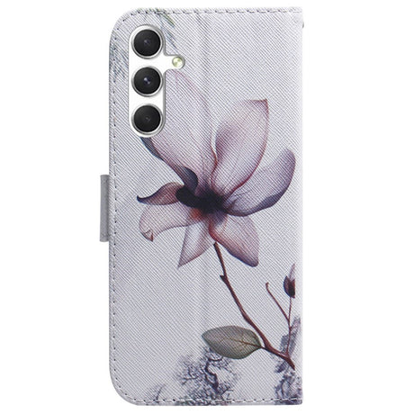EIDERWOOD Samsung Galaxy S25 Kunstlæder Flip Cover m. Motiv - Blomst