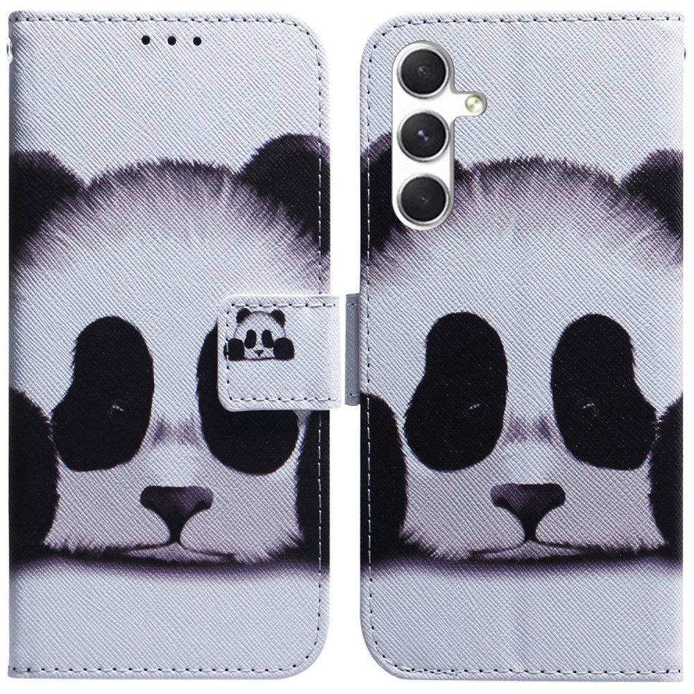 EIDERWOOD Samsung Galaxy S25 Kunstlæder Flip Cover m. Motiv - Panda
