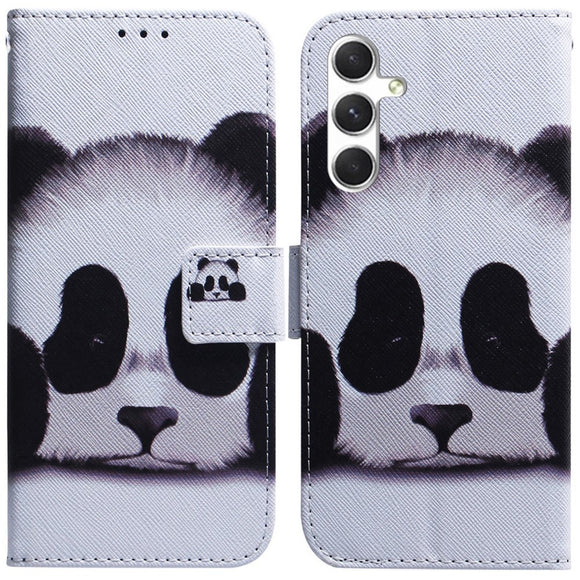 EIDERWOOD Samsung Galaxy S25 Kunstlæder Flip Cover m. Motiv - Panda