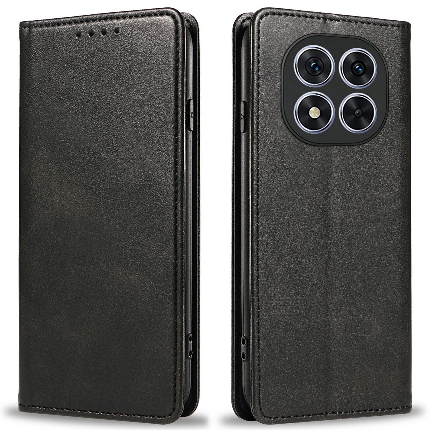 EIDERWOOD Xiaomi Redmi Note 14 Pro 5G Cover i kunstlæder m. Kortholder & Magnetisk Luk - Sort