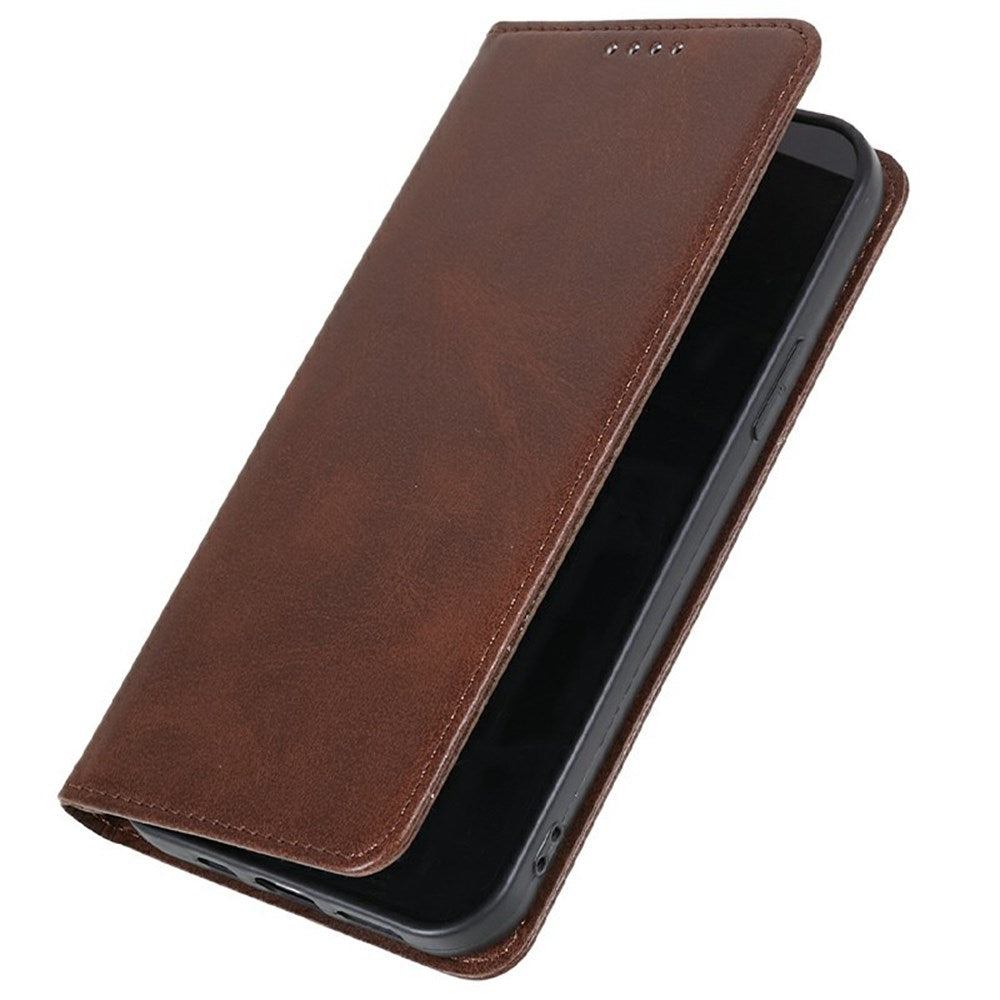 EIDERWOOD Xiaomi Redmi Note 14 Pro 5G Cover i kunstlæder m. Kortholder & Magnetisk Luk - Brun