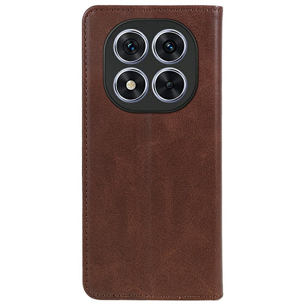 EIDERWOOD Xiaomi Redmi Note 14 Pro 5G Cover i kunstlæder m. Kortholder & Magnetisk Luk - Brun