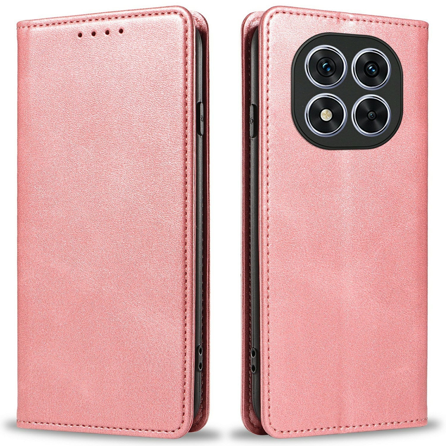 EIDERWOOD Xiaomi Redmi Note 14 Pro 5G Cover i kunstlæder m. Kortholder & Magnetisk Luk - Rose Gold