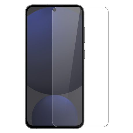 Samsung Galaxy S25 2-i-1 Fleksibelt Plast Cover og Hærdet Beskyttelsesglas - Gennemsigtig