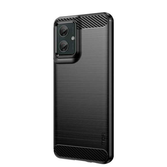 Motorola Moto G55 5G MOFI Carbon Fiber Cover - Sort