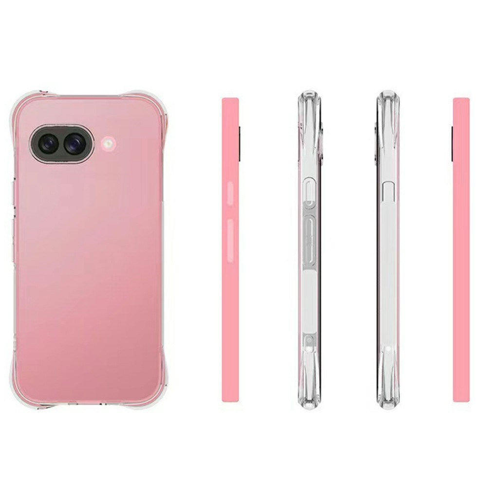 EIDERWOOD Google Pixel 9a Plastik Cover m. Stødabsorberende Hjørner - Gennemsigtig