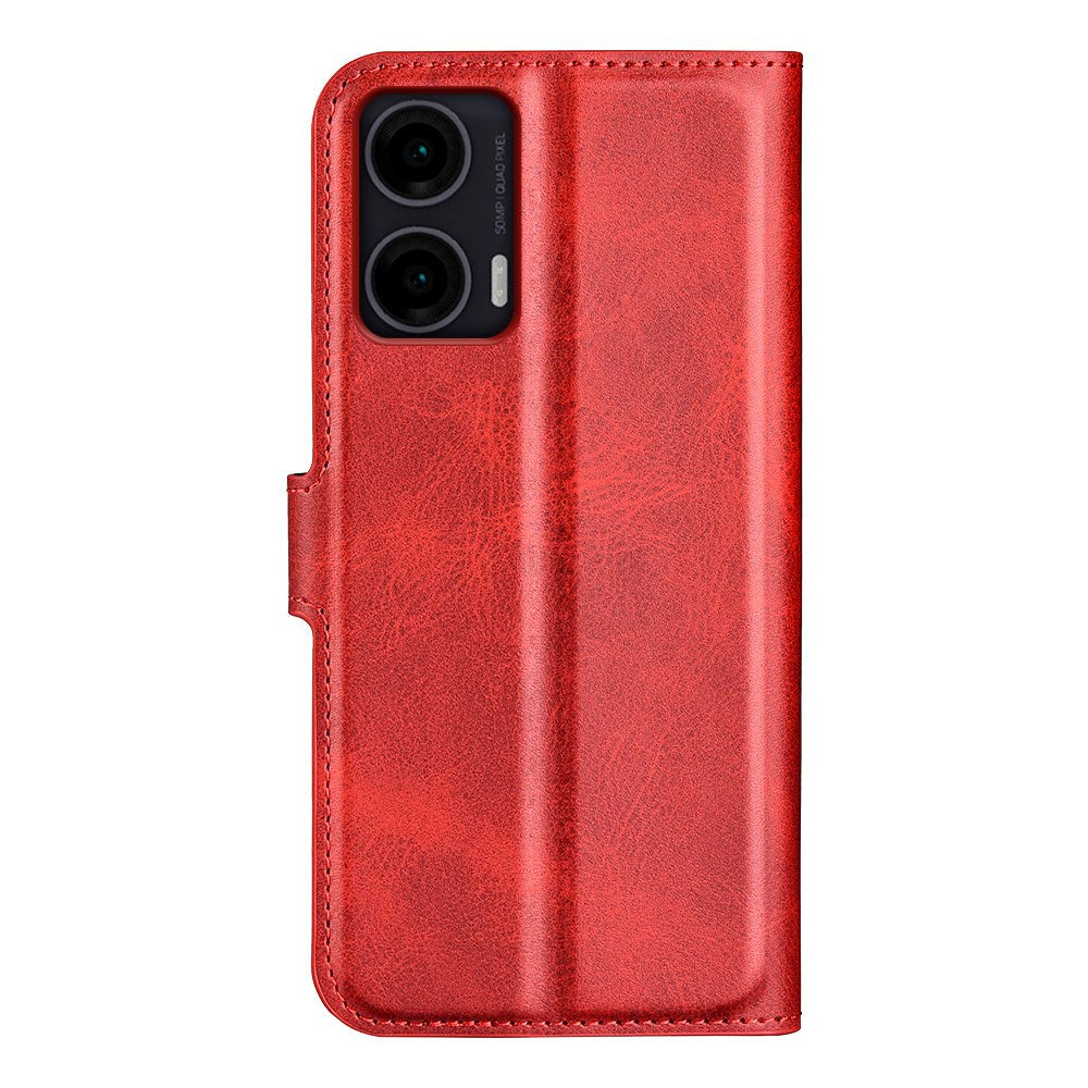 Motorola Moto G35 Flipcover i Kunstlæder - Rød