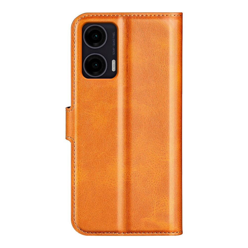 Motorola Moto G35 Flipcover i Kunstlæder - Orange