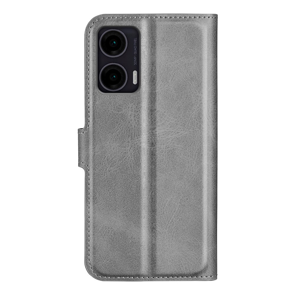Motorola Moto G35 Flipcover i Kunstlæder - Grå