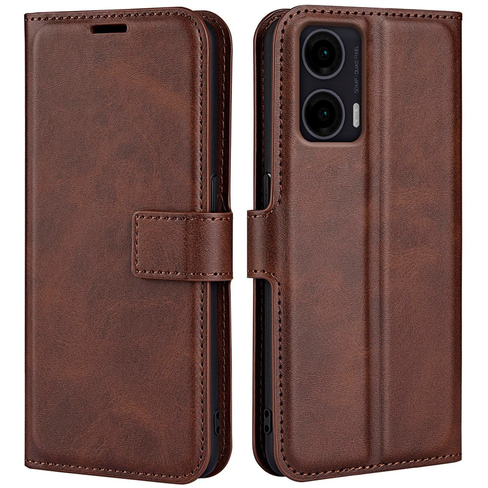 Motorola Moto G35 Flipcover i Kunstlæder - Brun