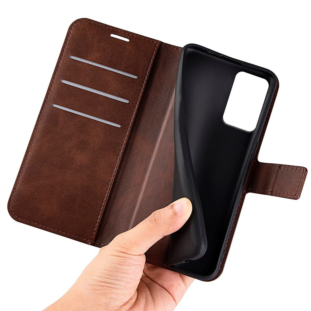 Motorola Moto G35 Flipcover i Kunstlæder - Brun