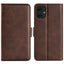 EIDERWOOD Motorola Moto G55 Wallet Flip Cover i læder m. Pung - Mørkebrun