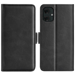 EIDERWOOD Motorola Moto G55 Wallet Flip Cover i læder m. Pung - Sort