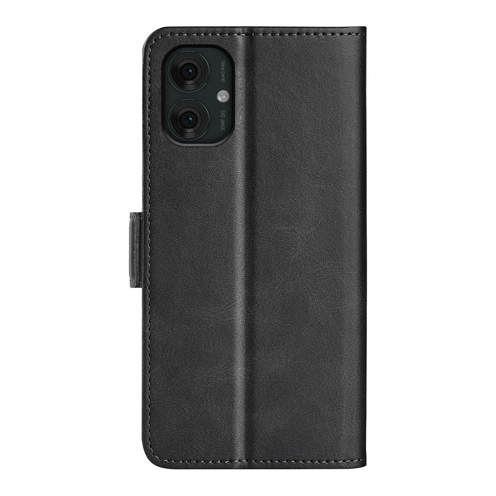 EIDERWOOD Motorola Moto G55 Wallet Flip Cover i læder m. Pung - Sort