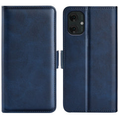 EIDERWOOD Motorola Moto G55 Wallet Flip Cover i læder m. Pung - Blå