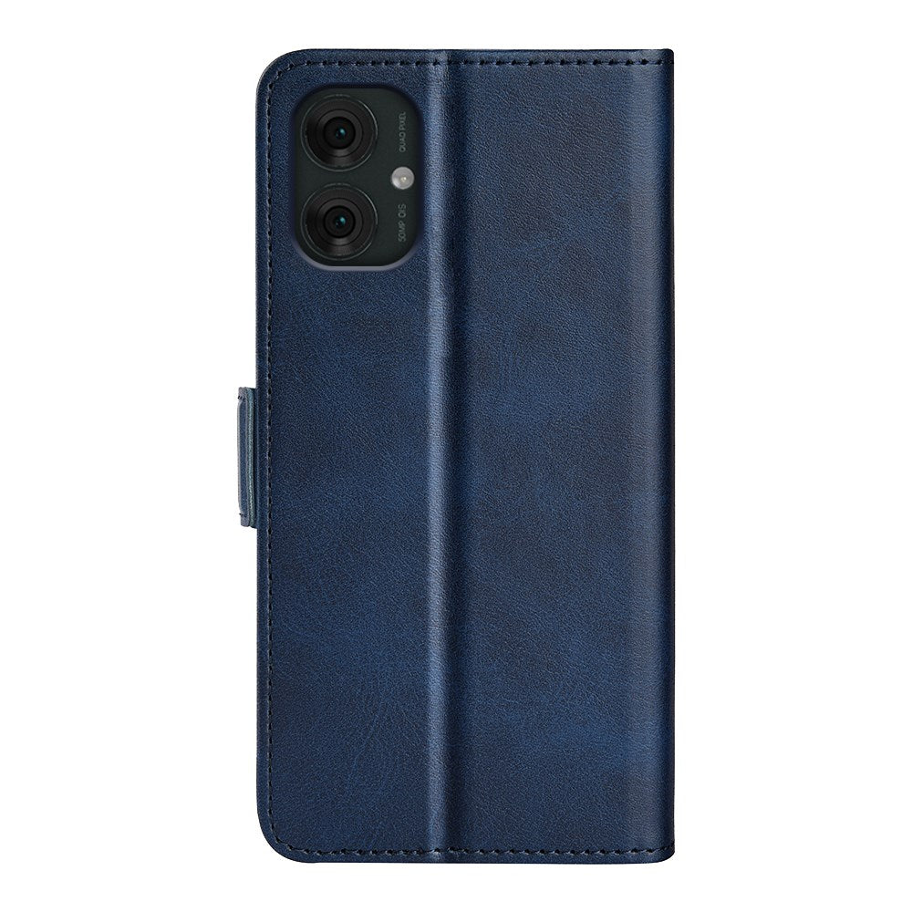 EIDERWOOD Motorola Moto G55 Wallet Flip Cover i læder m. Pung - Blå