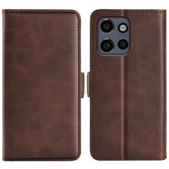 EIDERWOOD Motorola Edge 50 Neo Wallet Flip Cover i læder m. Pung - Brun