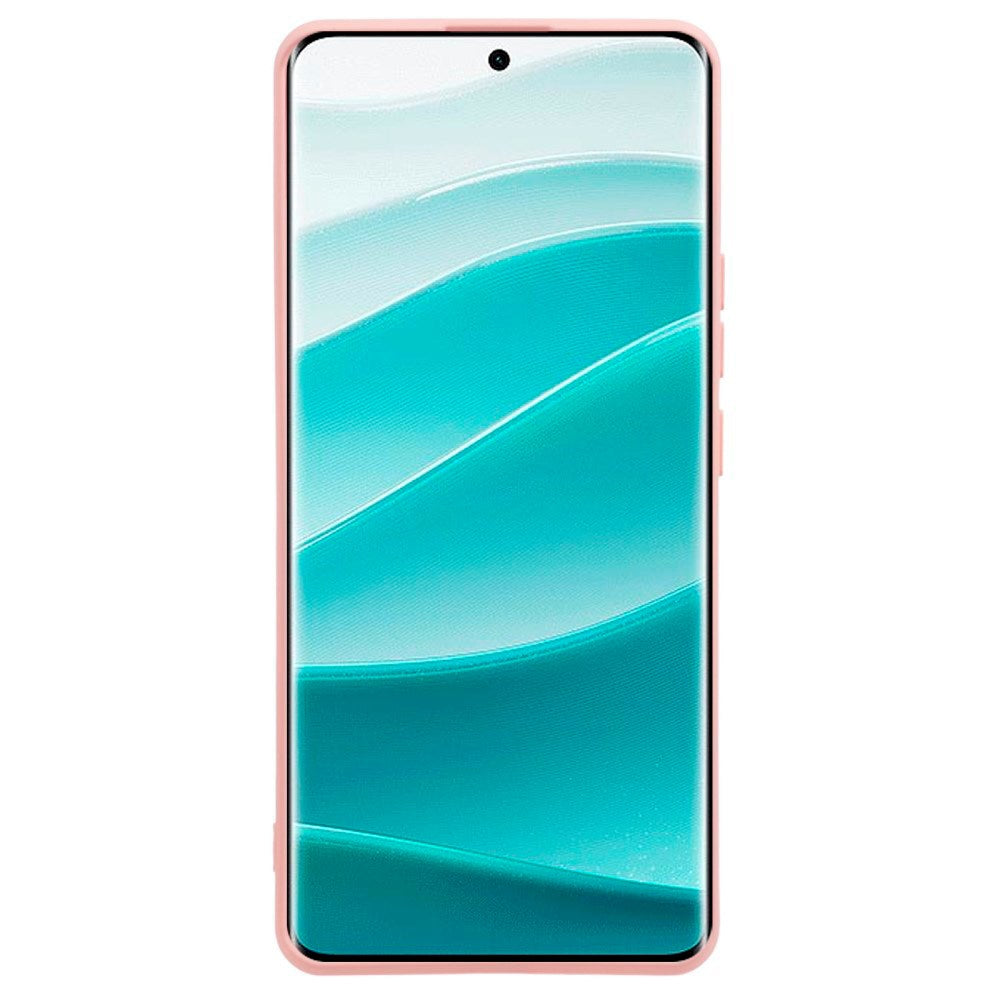 Xiaomi Redmi Note 14 Pro Bagside Cover Fleksibelt Plastik - Lyserød