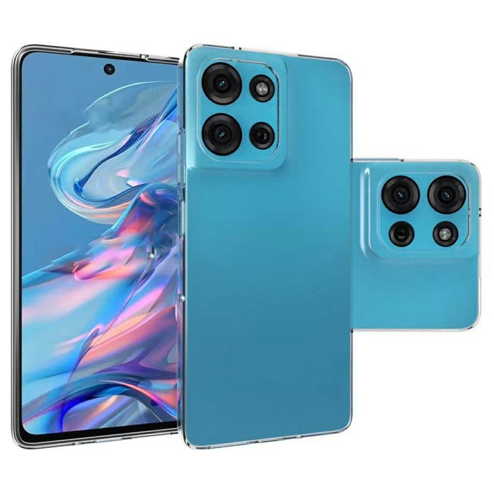 EIDERWOOD Motorola Moto G75 5G Bagside Beskyttelsescover i Fleksibelt Plast - Gennemsigtig