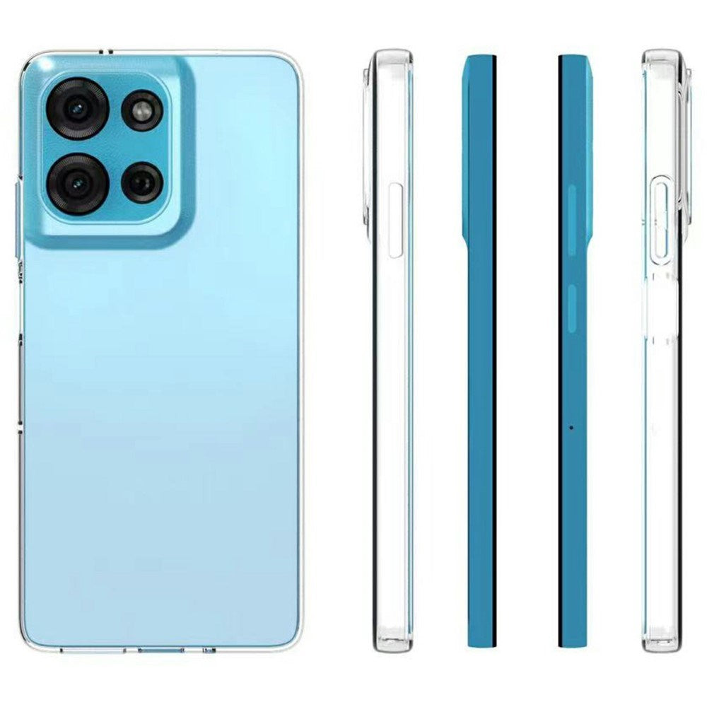 EIDERWOOD Motorola Moto G75 5G Bagside Beskyttelsescover i Fleksibelt Plast - Gennemsigtig