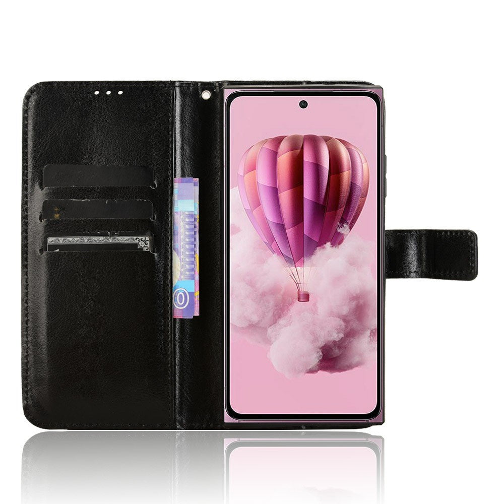 EIDERWOOD HMD Skyline Kunstlæder Flip Cover m. Kortholder & Ståfunktion - Sort