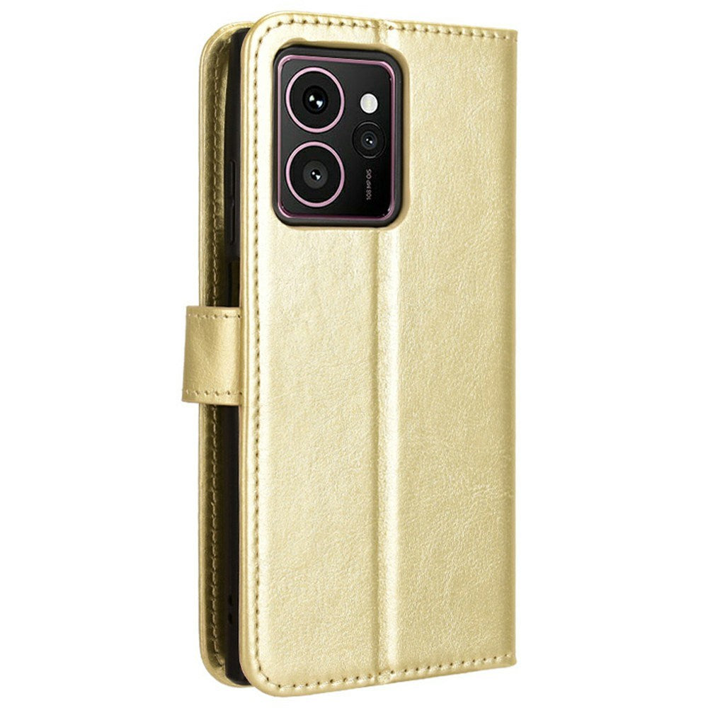 EIDERWOOD HMD Skyline Kunstlæder Flip Cover m. Kortholder & Ståfunktion - Guld
