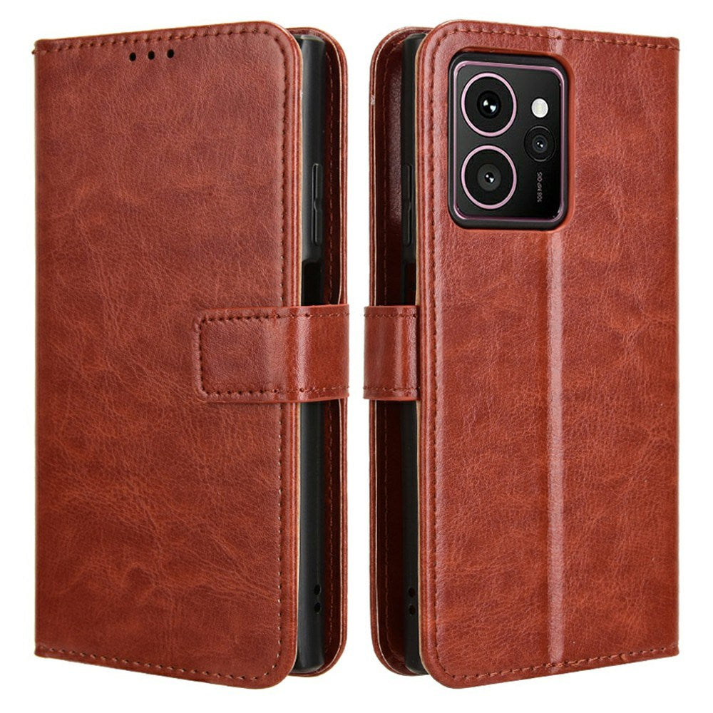 EIDERWOOD HMD Skyline Kunstlæder Flip Cover m. Kortholder & Ståfunktion - Brun