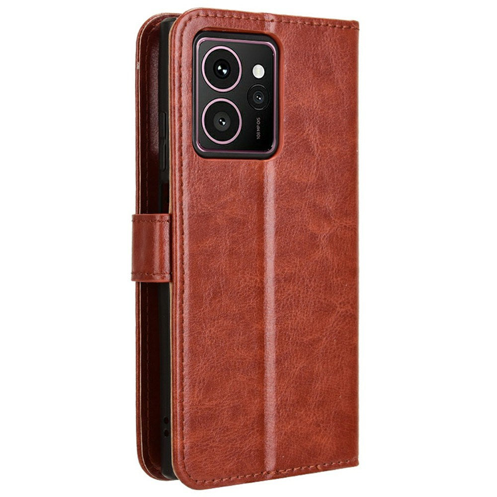 EIDERWOOD HMD Skyline Kunstlæder Flip Cover m. Kortholder & Ståfunktion - Brun