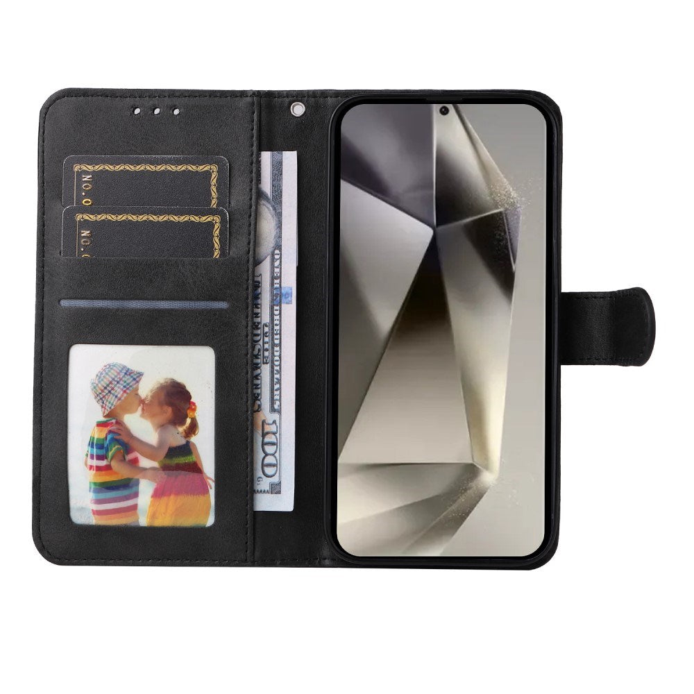 EIDERWOOD Vegansk Læder Flip Cover Samsung Galaxy S25 Ultra - Sort