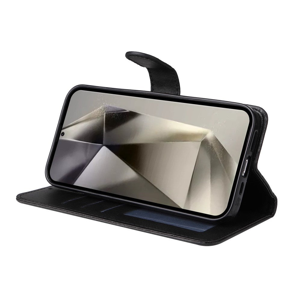EIDERWOOD Vegansk Læder Flip Cover Samsung Galaxy S25 Ultra - Sort