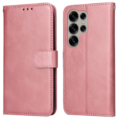 EIDERWOOD Vegansk Læder Flip Cover Samsung Galaxy S25 Ultra - Lyserød