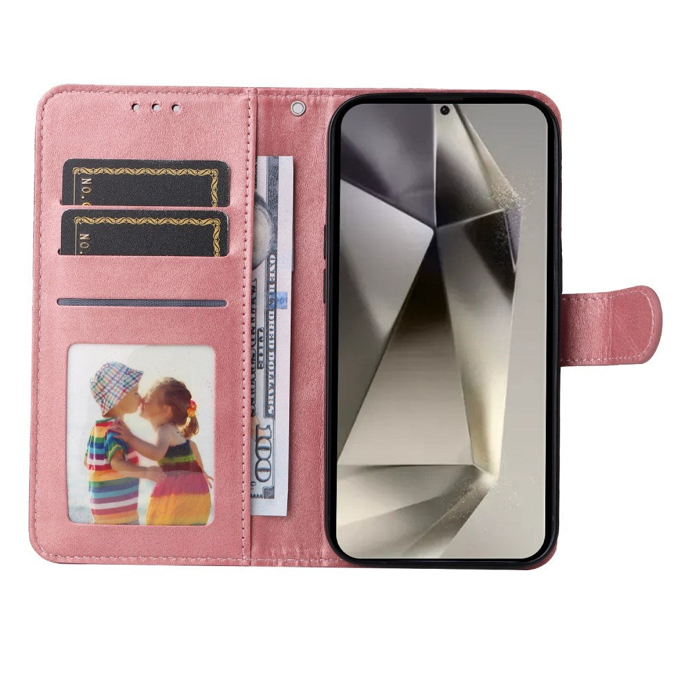 EIDERWOOD Vegansk Læder Flip Cover Samsung Galaxy S25 Ultra - Lyserød
