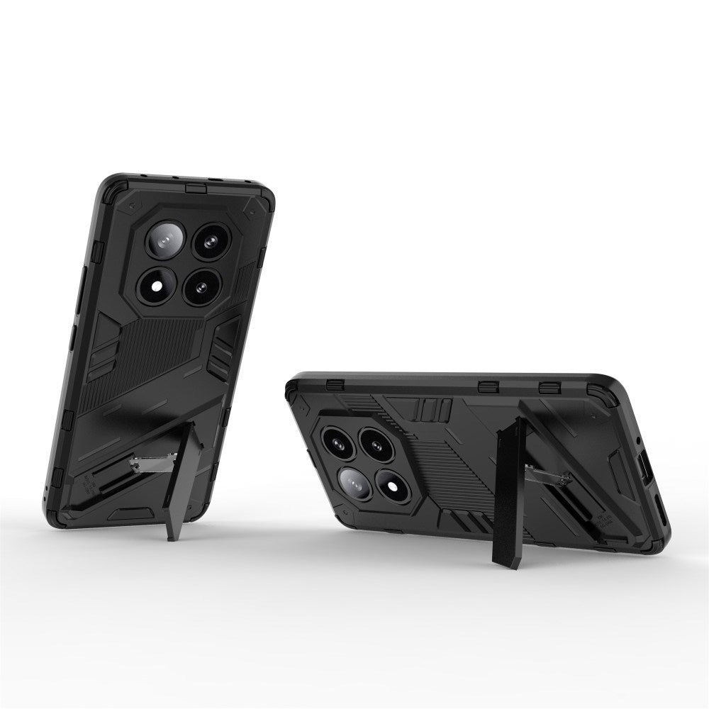 EIDERWOOD Xiaomi Redmi Note 14 Pro (5G) / Poco X7 Håndværker Cover m. Kickstand - Sort