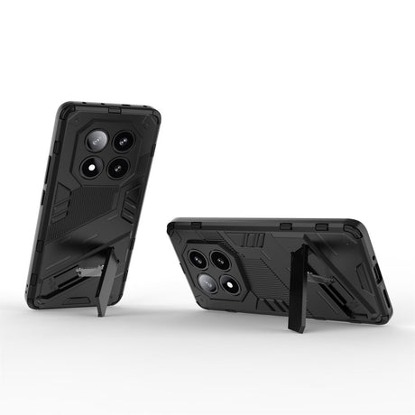 EIDERWOOD Xiaomi Redmi Note 14 Pro (5G) / Poco X7 Håndværker Cover m. Kickstand - Sort