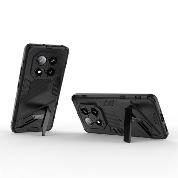 EIDERWOOD Xiaomi Redmi Note 14 Pro (5G) / Poco X7 Håndværker Cover m. Kickstand - Sort