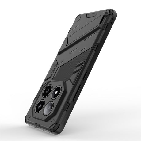 EIDERWOOD Xiaomi Redmi Note 14 Pro (5G) / Poco X7 Håndværker Cover m. Kickstand - Sort